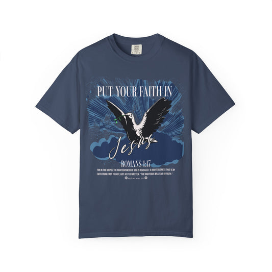 Graphic Tee - "Put Your Faith in Jesus" T-Shirt