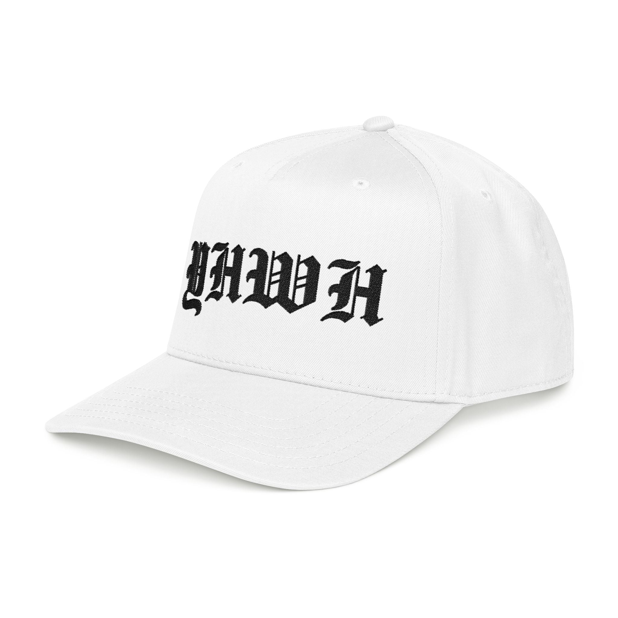 White 'YHWH' Baseball Cap