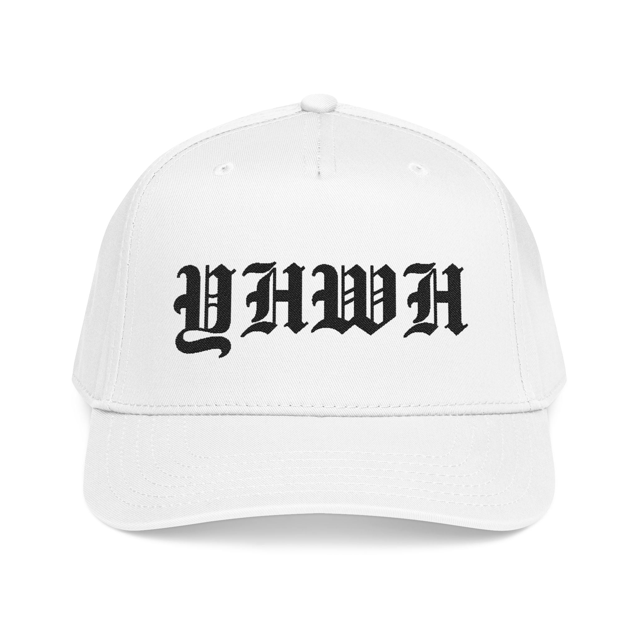 White 'YHWH' Baseball Cap