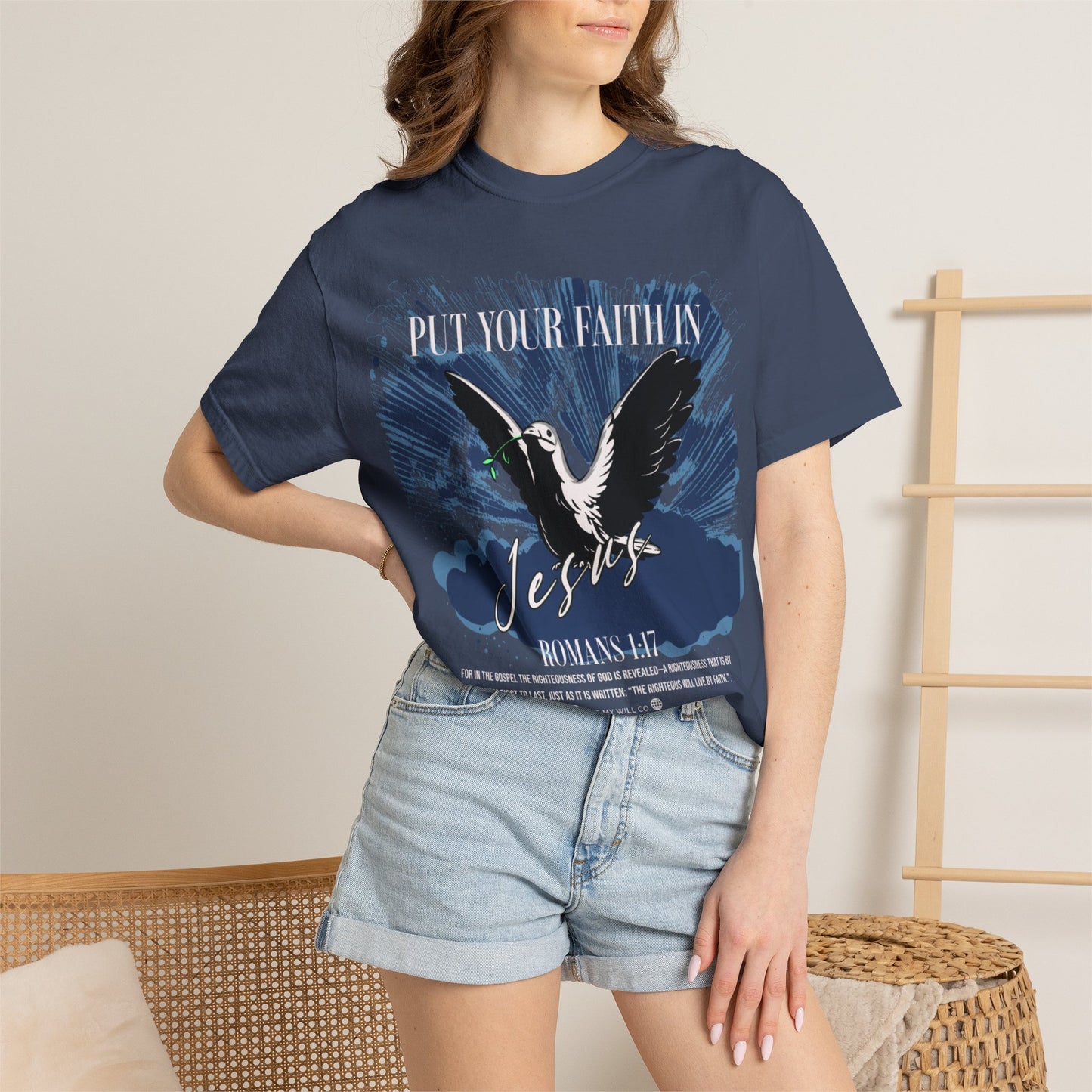 Graphic Tee - "Put Your Faith in Jesus" T-Shirt