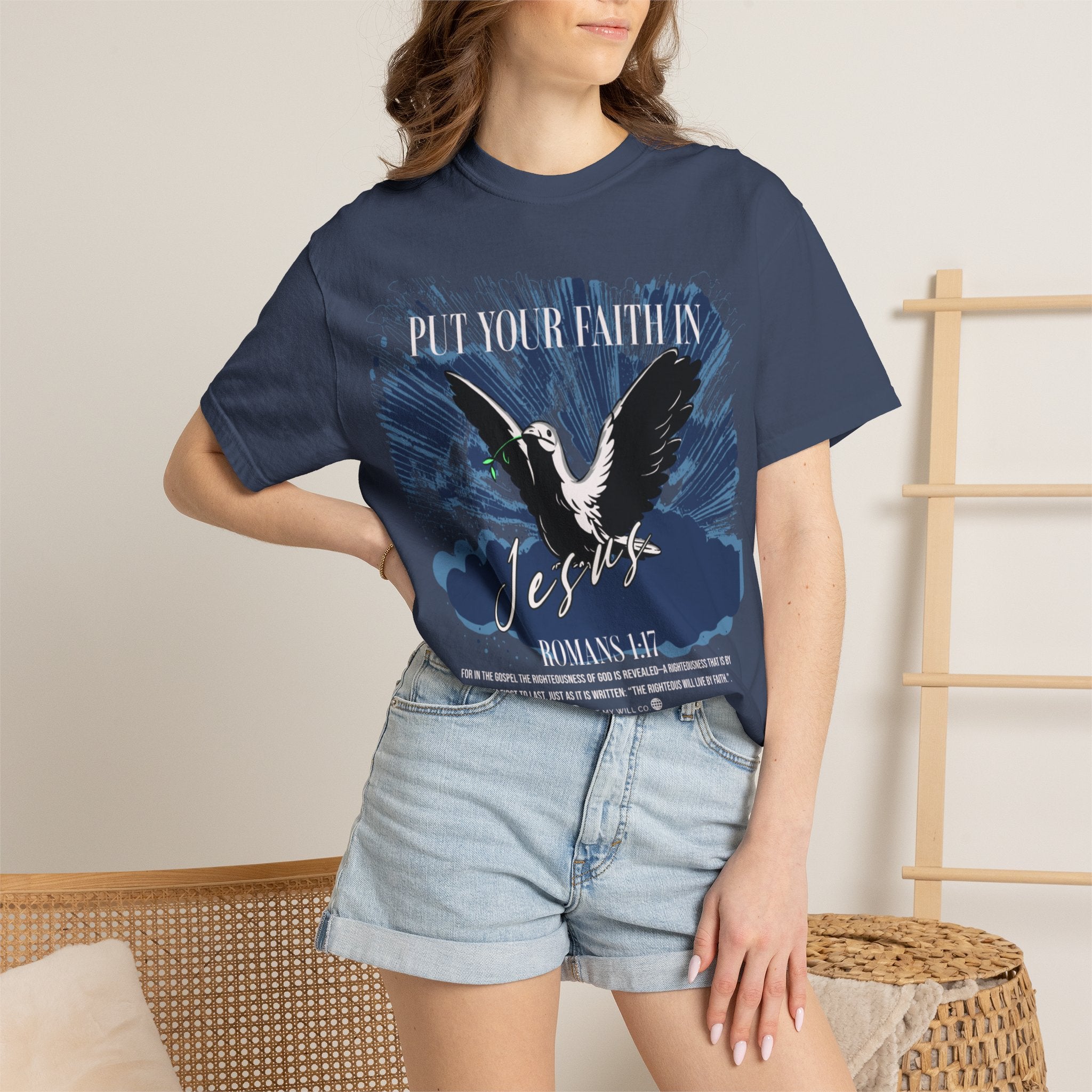 Graphic Tee - "Put Your Faith in Jesus" T-Shirt